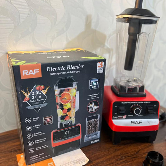 RAF Russia 🇷🇺 Lot Imported Heavy Duty Electric Blender Unbreakable Jug And Grinder | 2.0L Jar | 3-Year Warranty
