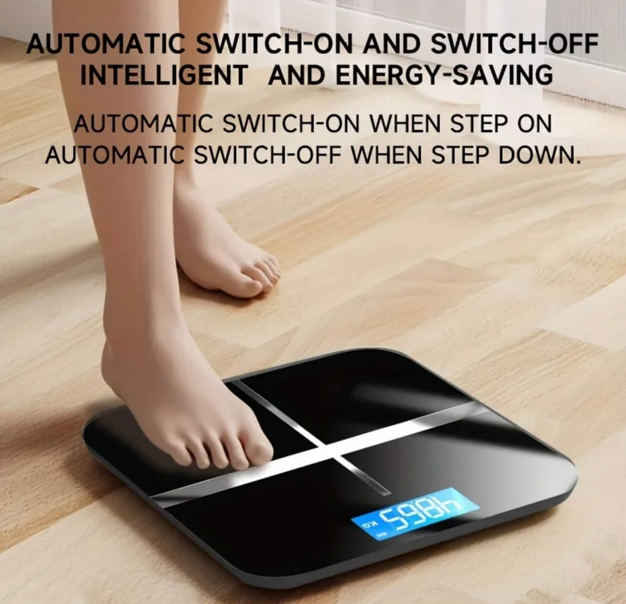 Tempered Glass Electronic Digital Body Weight Scale