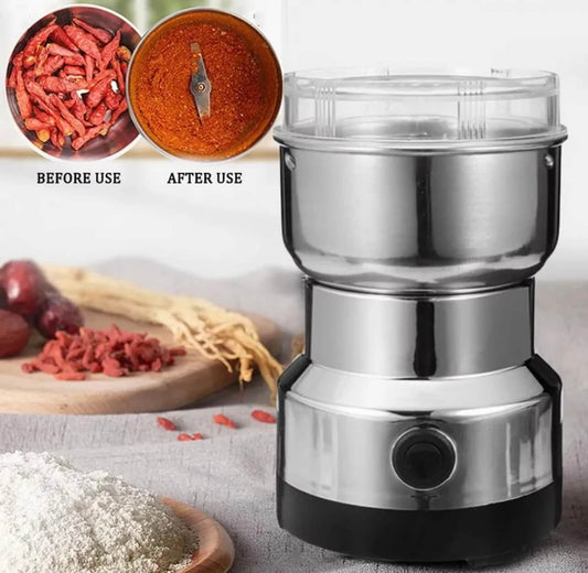 Electric Grinder High Quality Stainless Steel Spices Masala, Nuts, Beans Grinder Powerful Motor
