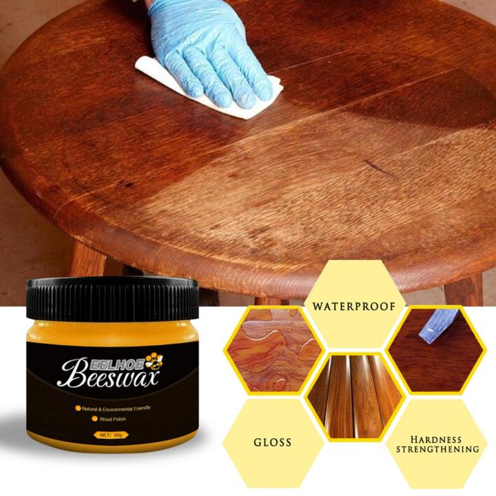 Beeswax Furniture Polish, Natura Wood Seasoning Beewax Polish for Wood & Furniture - Buy 1 Get 1 Free - Free Delivery