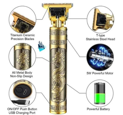 Vintage T9 Professional Trimmer (Gold)