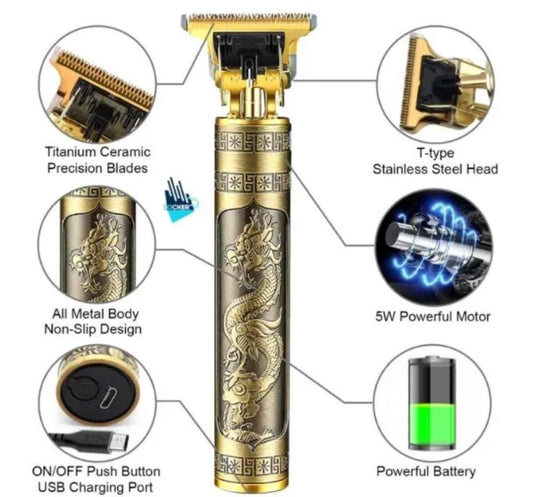 Vintage T9 Professional Trimmer (Gold)