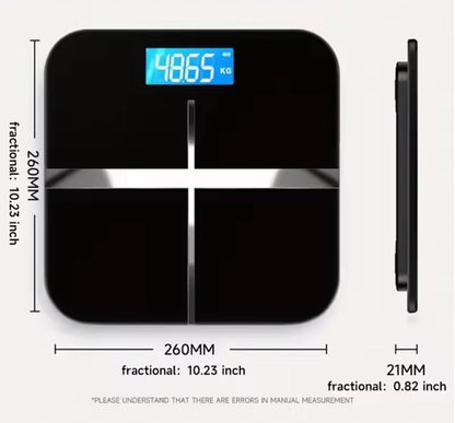 Tempered Glass Electronic Digital Body Weight Scale